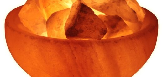 Himalayan Rock Salt "Fire Bowl" Lamp